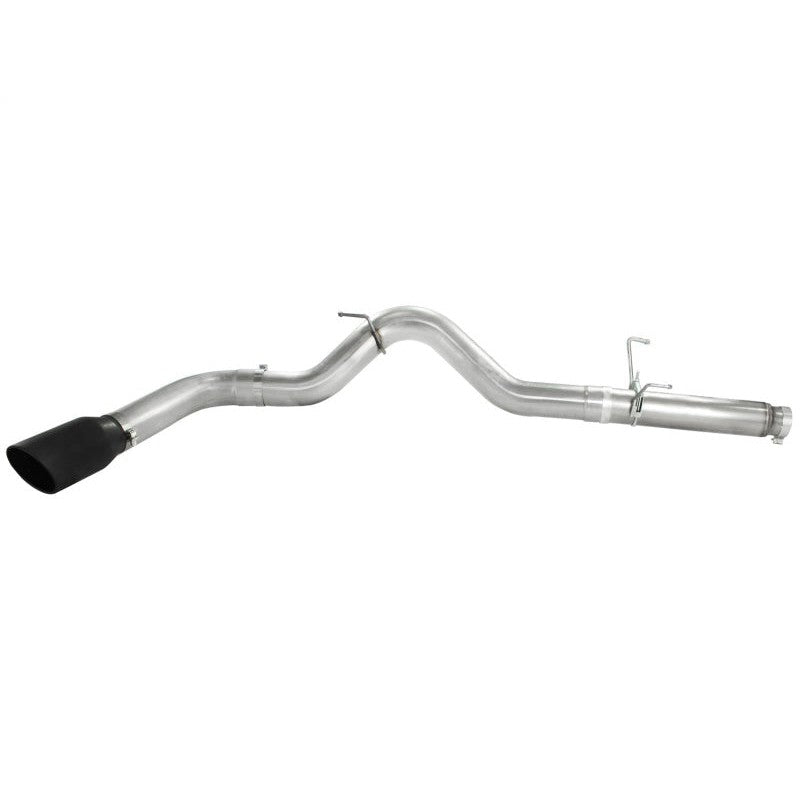 aFe MACHForce XP 5in DPF-Back 409SS Exhaust Dodge Diesel Trucks 07.5-12 L6-6.7L (td) Black Tip