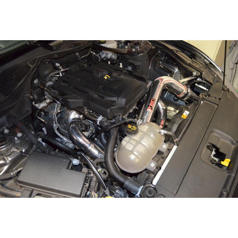 Injen 15-19 Ford Mustang 2.3L EcoBoost Aluminum Intercooler Piping Kit - Wrinkle Black - T1 Motorsports