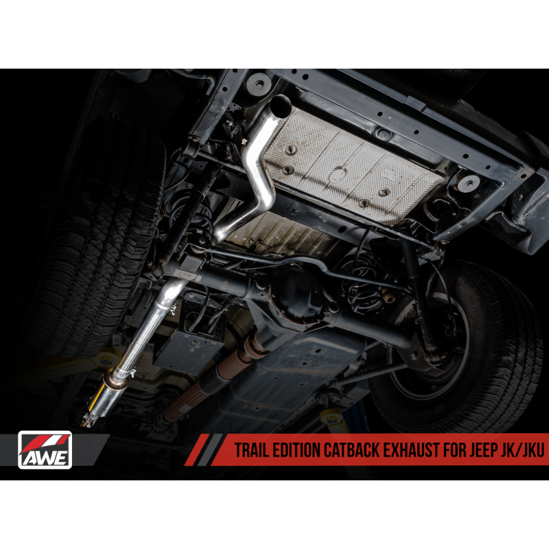 AWE Tuning 07-18 Jeep Wrangler JK/JKU 3.6L Trail Edition Cat-Back Exhaust