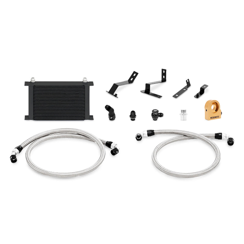 Mishimoto 2016+ Chevy Camaro Oil Cooler Kit w/ Thermostat - Black - T1 Motorsports