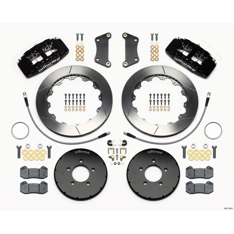 Wilwood Dynapro 6 Front Hat Kit 12.88in 2005-Up Mazda 3 w/ Lines - T1 Motorsports