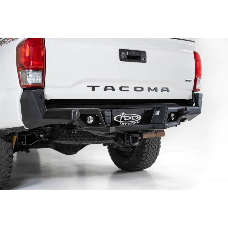 Addictive Desert Designs 16-19 Toyota Tacoma Stealth Fighter Rear Bumper w/ Backup Sensor Cutouts