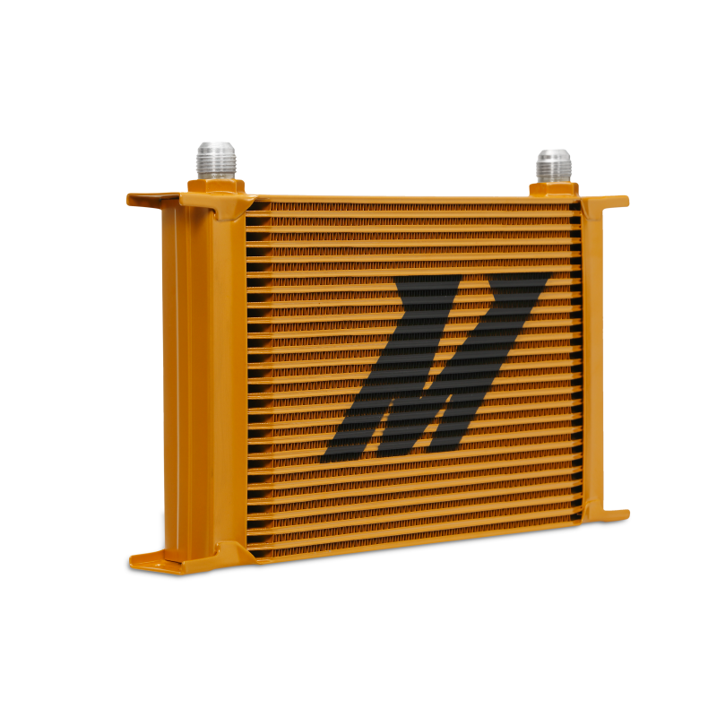 Mishimoto Universal 25-Row Oil Cooler - Gold - T1 Motorsports