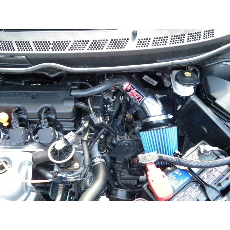 Injen 06-11 Honda Civic Ex 1.8L 4cyl Polished Tuned Air Intake w/ MR Tech/Nano-Fiber Dry Filter - T1 Motorsports