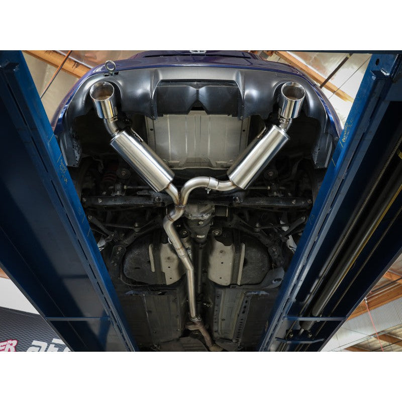 aFe Takeda Exhaust Axle-Back 13-15 Scion FRS / Subaru BRZ 304SS Carbon Fiber Dual Tips Exhaust