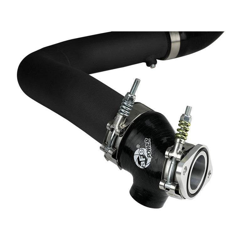 aFe BladeRunner 2.5in Aluminium Hot Side Charge Pipe 15-20 Subaru WRX 2.0T - Black - T1 Motorsports