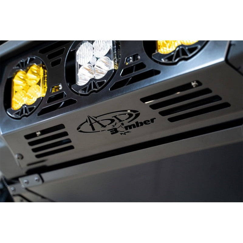 Addictive Desert Designs 21-22 Ford Bronco Bomber Front Bumper (w/ 3 Baja Designs LP4 Mounts)