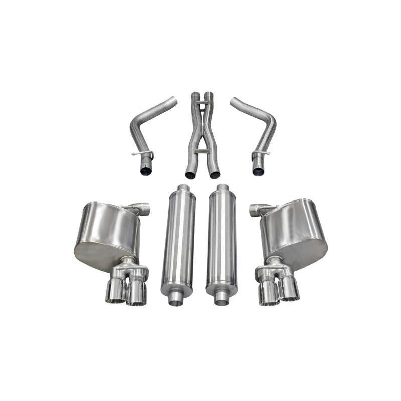 Corsa Xtreme Cat-Back Exhaust w/ Polished Tips - 2011-2014 Dodge Charger R/T 5.7L V8