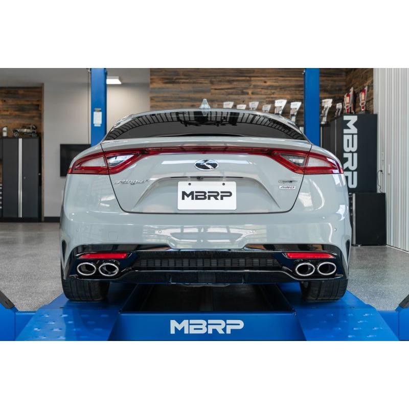 MBRP 2018+ Kia Stinger 3.3L RWD/AWD 2.5in Cat Back Dual Rear Exit w/o Tips - T1 Motorsports