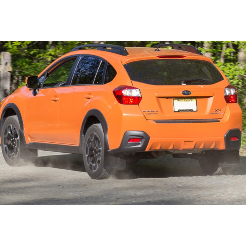 Rally Armor 13-17 Subaru XV Crosstrek Red Mud Flap w/ White Logo - T1 Motorsports
