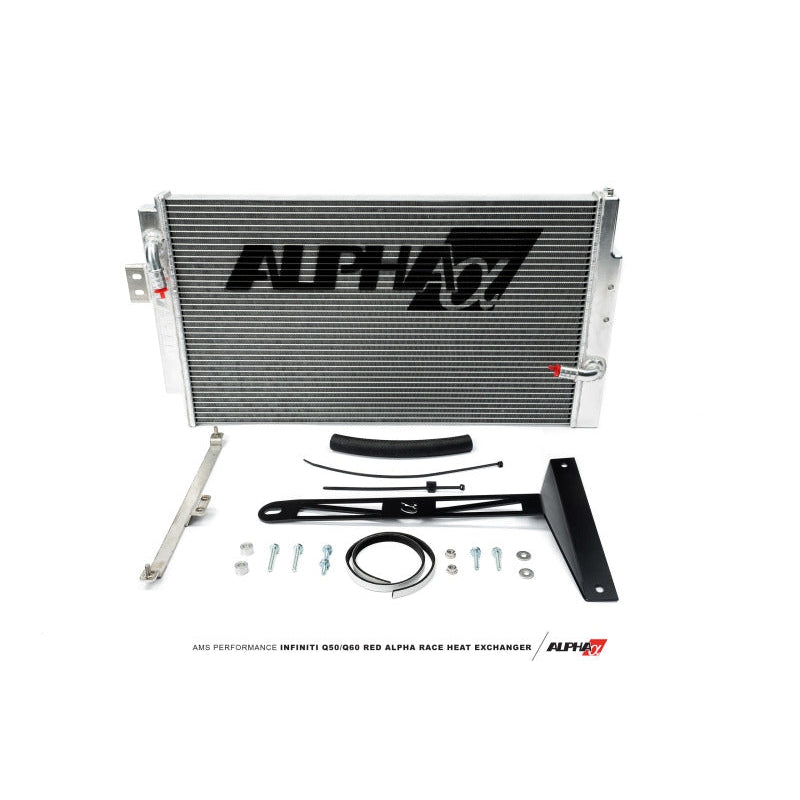 AMS Performance Infiniti 17+ Q60 / 16+ Q50 3.0TT VR30 Alpha Race Heat Exchanger - T1 Motorsports