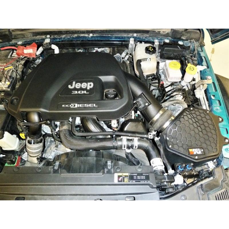 K&N 20-21 Jeep Wrangler V6-3.0L DSL Aircharger Performance Intake