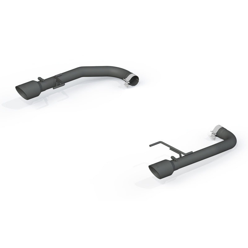 MBRP 2015-2017 Ford Mustang GT 5.0 2-1/2in Axle Back Kit - Black Coated 4in OD Tips Included - T1 Motorsports