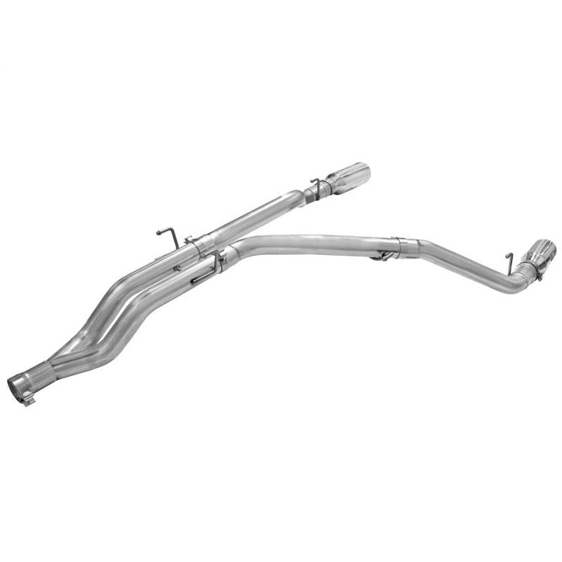 aFe MACHForce XP DPF-Back Exhaust 3in SS w/ 5in Polished Tips 2014 Dodge Ram 1500 V6 3.0L EcoDiesel