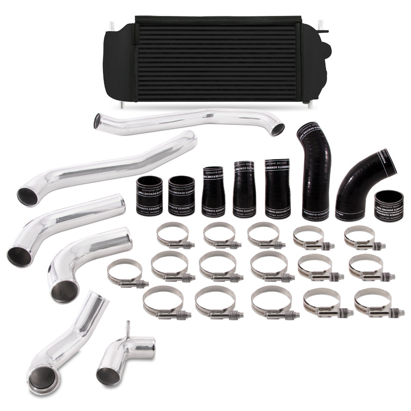 Mishimoto 2017+ Ford F150 3.5L EcoBoost Performance Intercooler Kit - Black Cooler Polished Pipes - T1 Motorsports