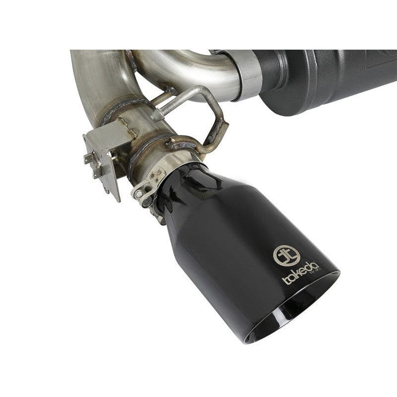 aFe Takeda 3in 304 SS Cat-Back Exhaust System w/ Black Tips 16-18 Ford Focus RS I4-2.3L (t)