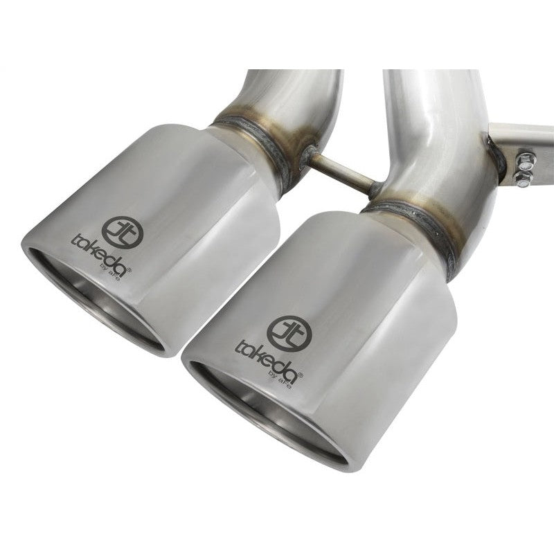 aFe POWER Takeda 3in 304 SS Cat-Back Exhaust w/ Polished Tips 13-17 Ford Focus ST L4-2.0L (t)