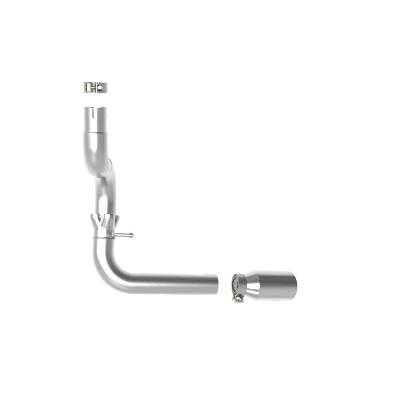aFe 20-21 Jeep Wrangler Large Bore-HD 3in 304 Stainless Steel DPF-Back Exhaust System - Polished Tip