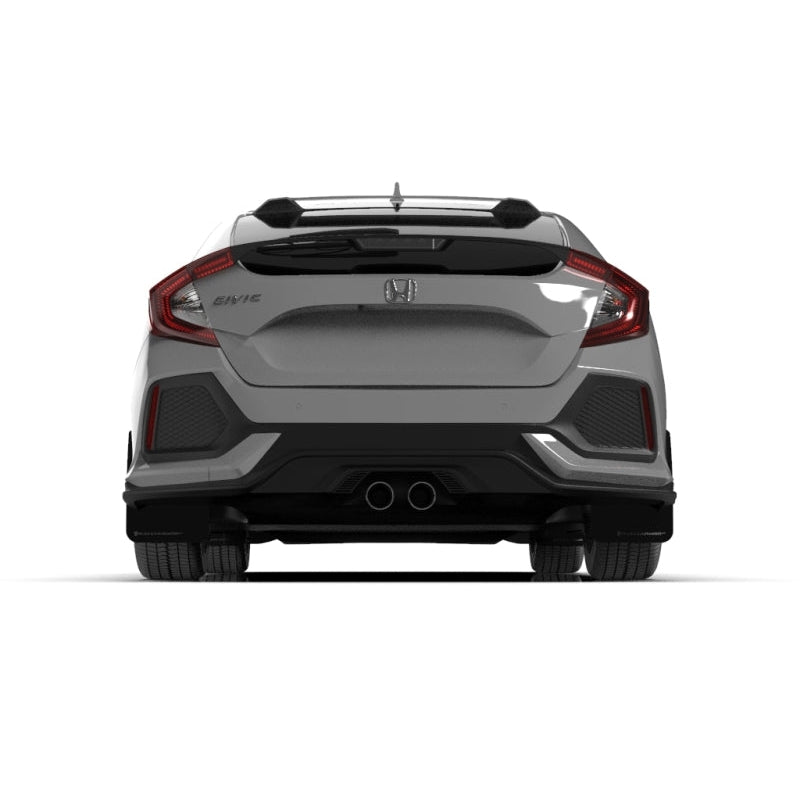 Rally Armor 17-21 Honda Civic Sport & Touring (Hatch) Black UR Mud Flap w/ Dark Grey Logo - T1 Motorsports