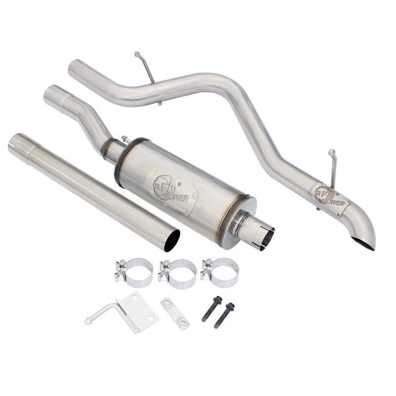 aFe MACHForce XP 2.5in SS-409 Cat-Back Exhaust 07-16 Jeep Wrangler (JK) V6-3.6L/3.8L (2-4 Door)