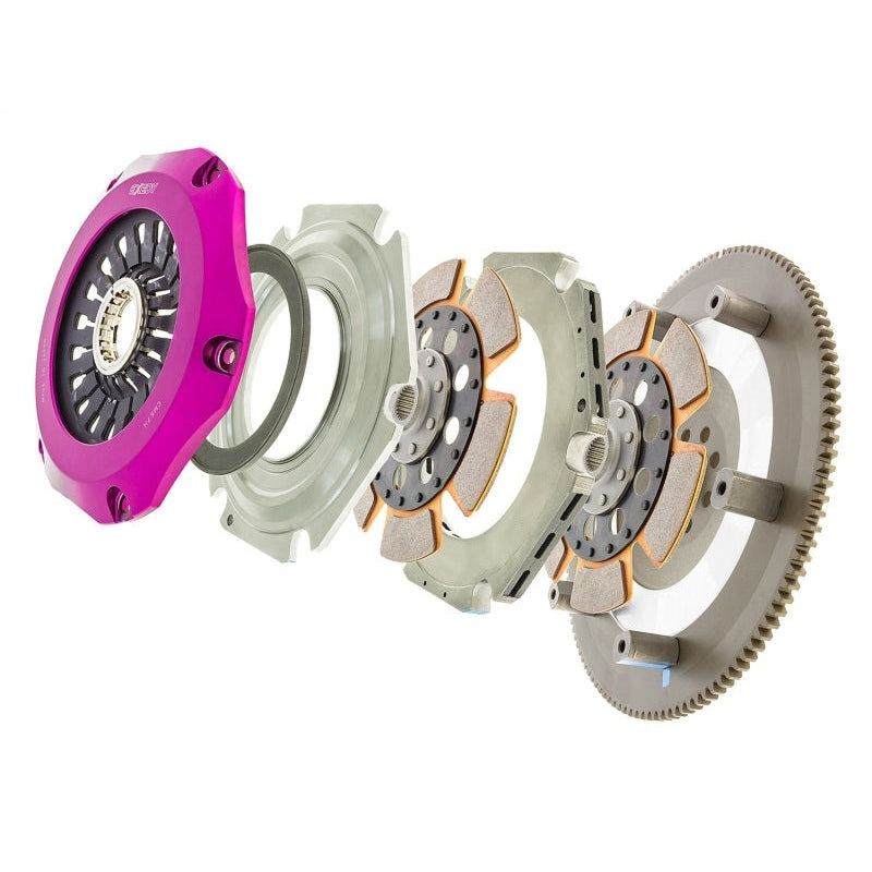 Exedy 04-14 Subaru WRX STi Twin Cerametallic Rigid Disc Hyper Multi Clutch - T1 Motorsports