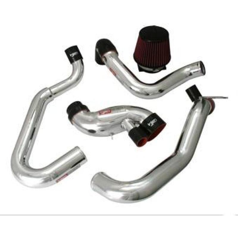 Injen 03-06 Evo 8/9/MR Cast Aluminum Intake System w/ Full Intercooler Piping Polished Short Ram Int - T1 Motorsports