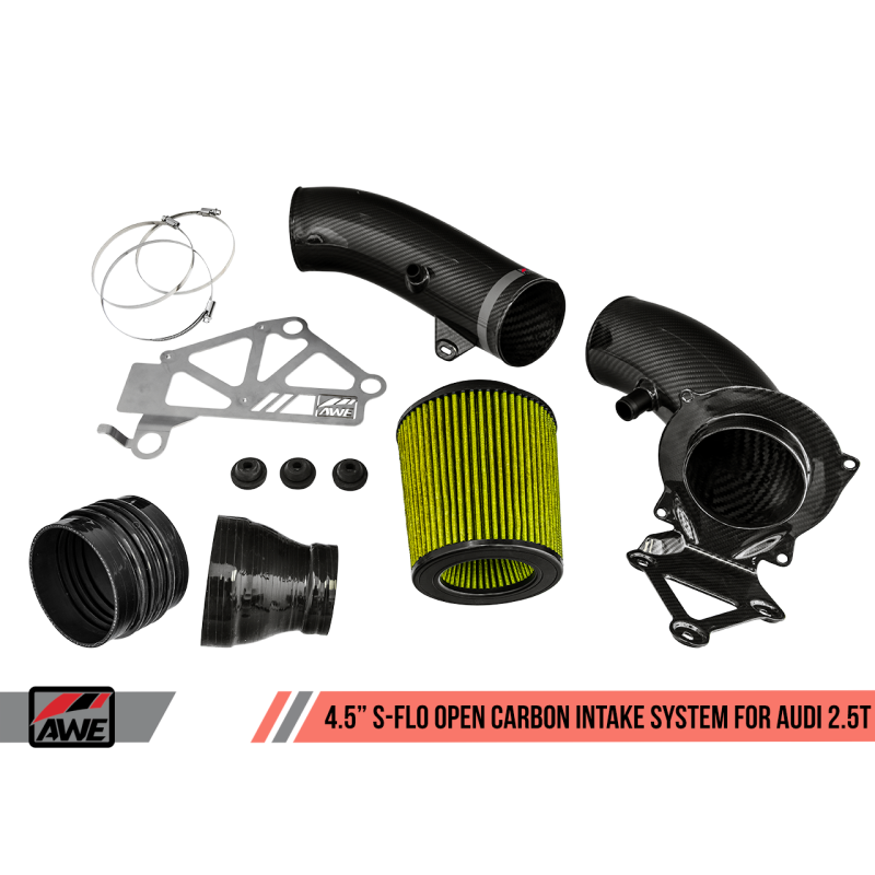 AWE Tuning Audi RS3 / TT RS S-FLO Open Carbon Fiber Intake - T1 Motorsports