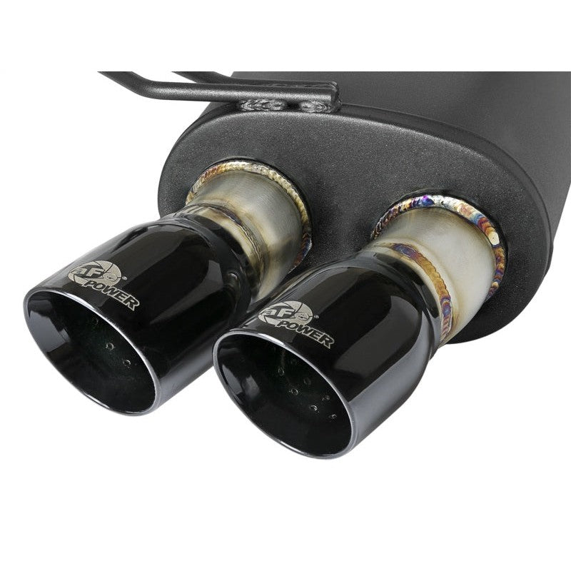 aFe MACH Force-Xp 2-1/2in 304 SS Cat-Back Exhaust w/ Black Tips 05-08 BMW Z4 M Coupe (E86) L6 3.2L