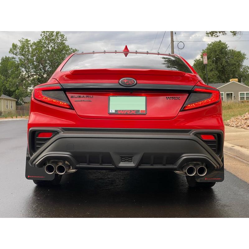 Rally Armor 2022 Subaru WRX Black UR Mud Flap w/ Red Logo