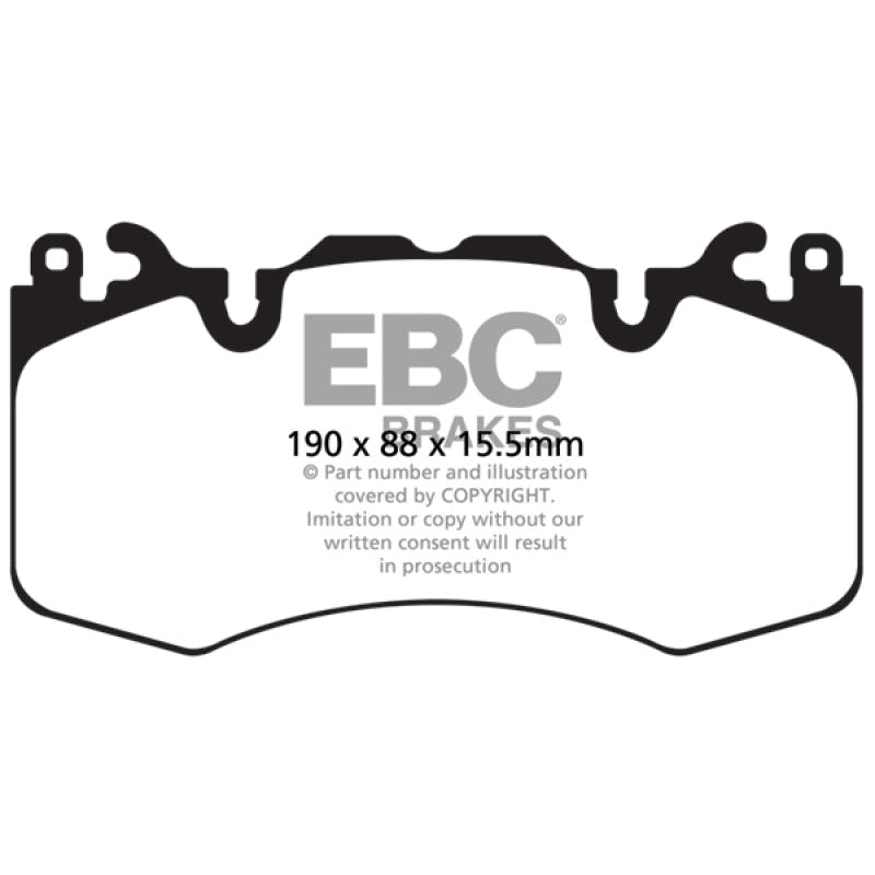 EBC 13+ Land Rover Range Rover 3.0 Supercharged Extra Duty Front Brake Pads - T1 Motorsports