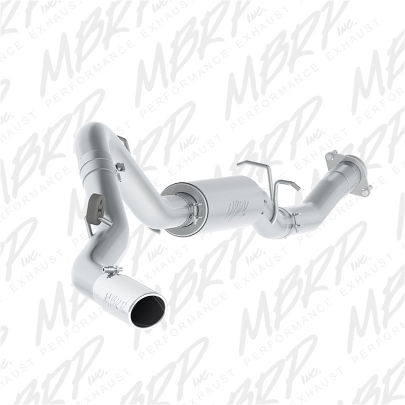 MBRP 07-10 Chevy/GMC 2500HD PU 6.0L V8 3.5in Single Side Exit Alum Cat Back Perf Exhaust - T1 Motorsports