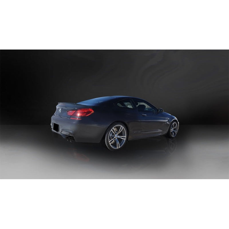 Corsa 12-15 BMW M6 F12 / F13 / F06 Black Sport Axle-Back Exhaust - T1 Motorsports