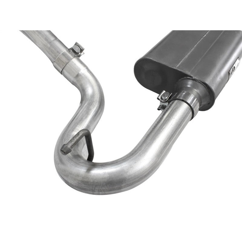 aFe Scorpion Exhaust System Cat Back 2.5in Aluminized Hi-Tuck 07-18 Jeep Wrangler JK V6 3.6/3.8L