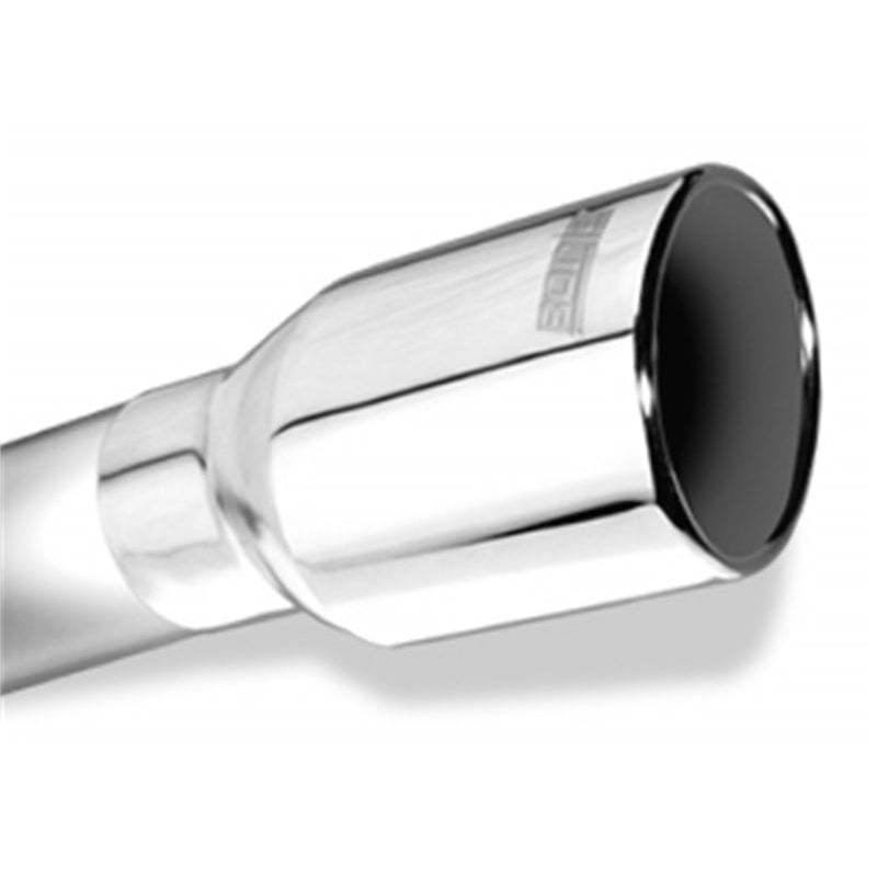 Borla 03-09 Mazda RX-8 1.3L Single Round Rolled Angle-Cut Cat-Back Exhaust - T1 Motorsports