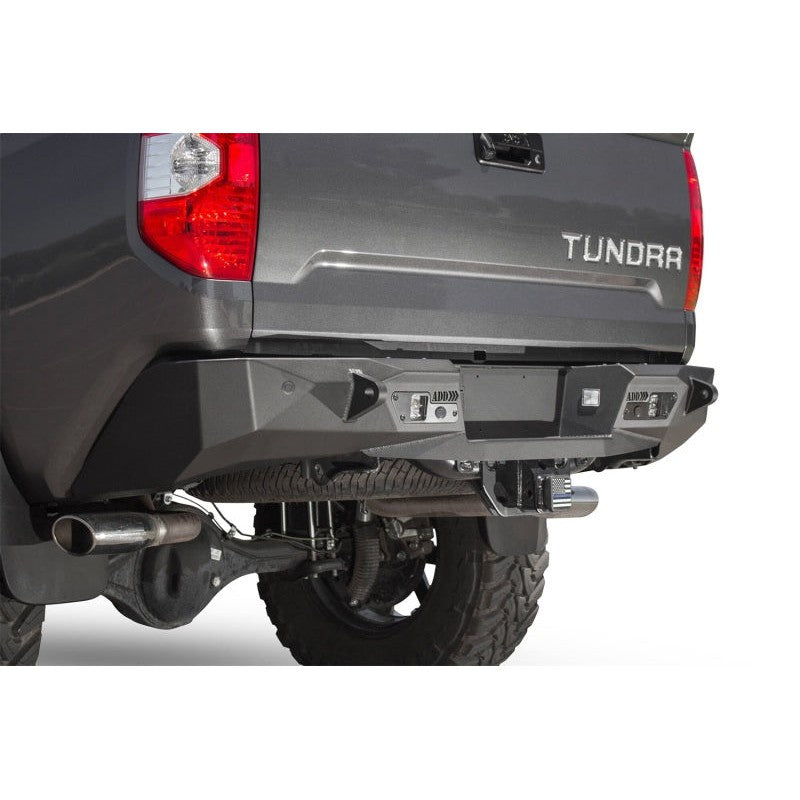 Addictive Desert Designs 2014+ Toyota Tundra Stealth Fighter Rear Bumper w/ Backup Sensor Cutouts
