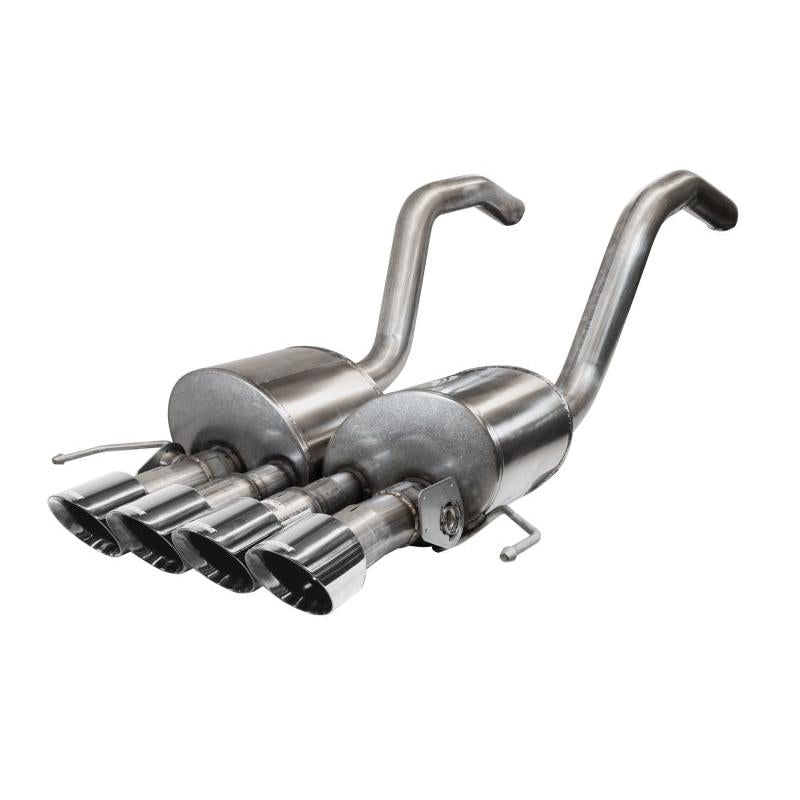 Corsa 2.75in Xtreme Axle-Back w/ Factory NPP & Quad Polished Tips - 2015-2019 Chevrolet Corvette C7 Z06 6.2L