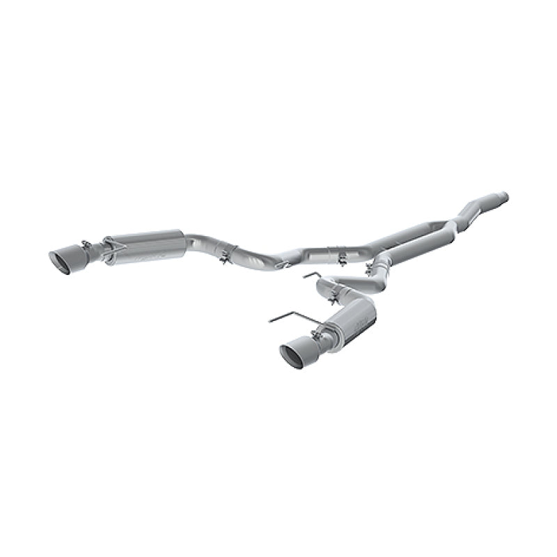 MBRP 15-19 Ford Mustang EcoBoost 2.3L Alum 3in Cat Back Dual Split Rear Exit (Race Version) - T1 Motorsports