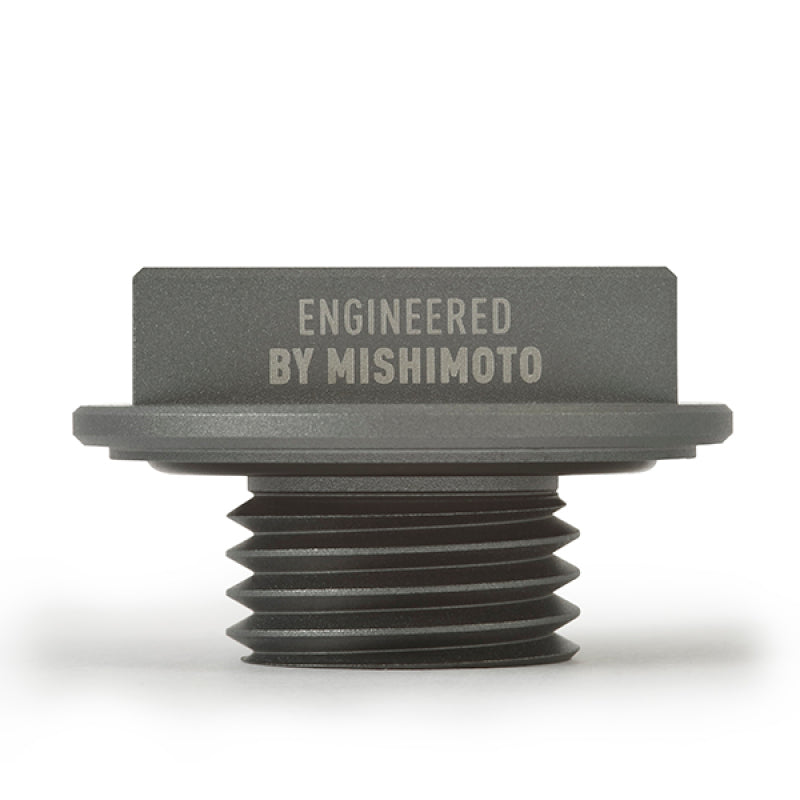 Mishimoto 87-01 Ford Mustang Hoonigan Oil Filler Cap - Silver - T1 Motorsports