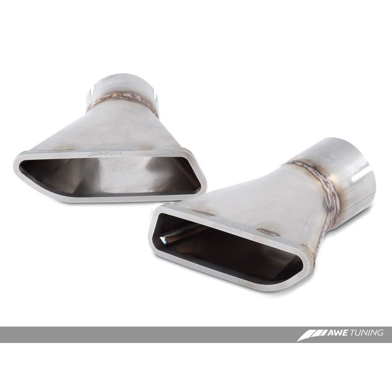 AWE Tuning McLaren MP4-12C Performance Exhaust - Machined Tips