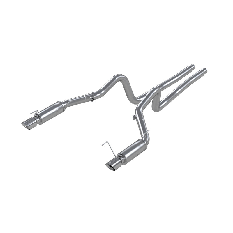 MBRP 05-09 Ford Shelby GT500 / GT Dual Split Rear Race Version, T409 4in Tips Exhaust System - T1 Motorsports