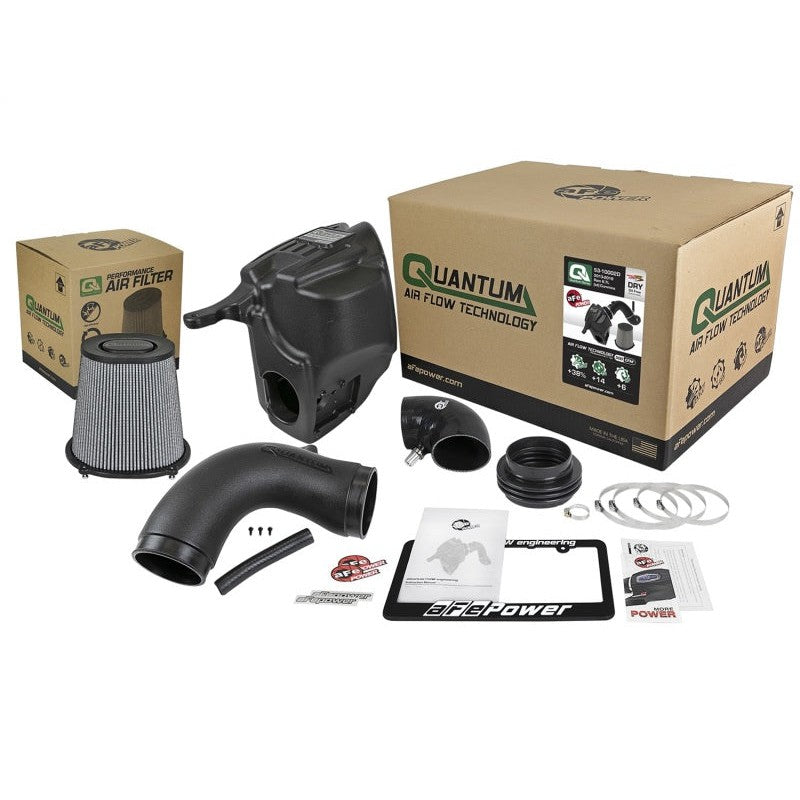 aFe Quantum Pro DRY S Cold Air Intake System 13-18 Dodge Cummins L6-6.7L - Dry