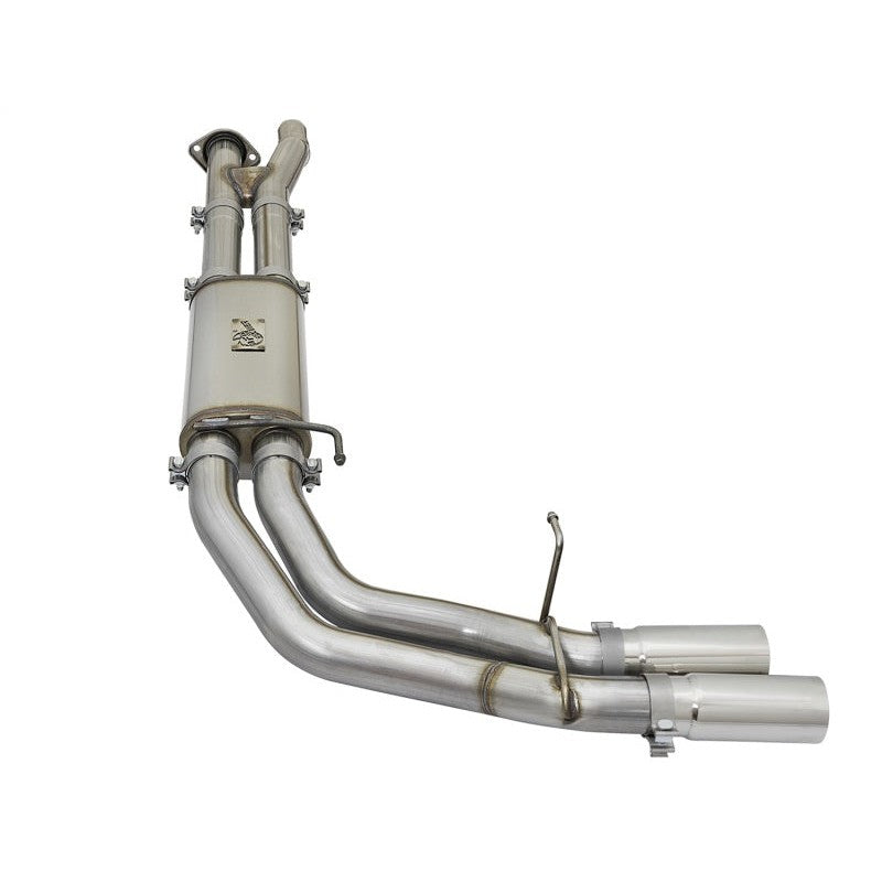 aFe POWER Rebel Series 3in 409 SS Cat Back Exhaust w/ Polished Tips 17 Ford F-150 Raptor V6-3.5L