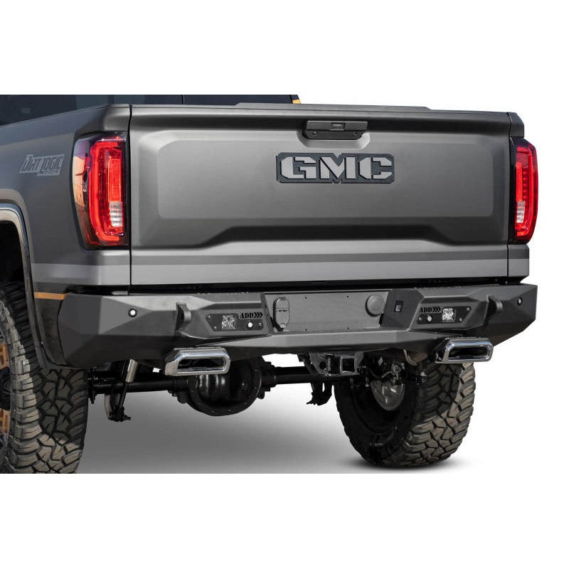 Addictive Desert Designs 19-20 GM 1500 Stealth Fighter Rr Bumper w/ Backup Sensor Cutouts