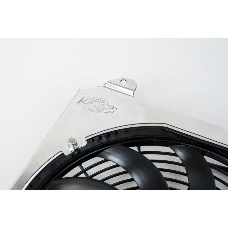 CSF 92-00 Honda Civic All-Aluminum Fan Shroud w/12in SPAL Fan - T1 Motorsports