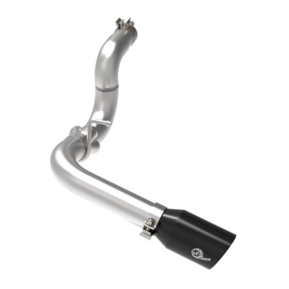 aFe 20-21 Jeep Wrangler Large Bore-HD 3in 304 Stainless Steel DPF-Back Exhaust System - Black Tip