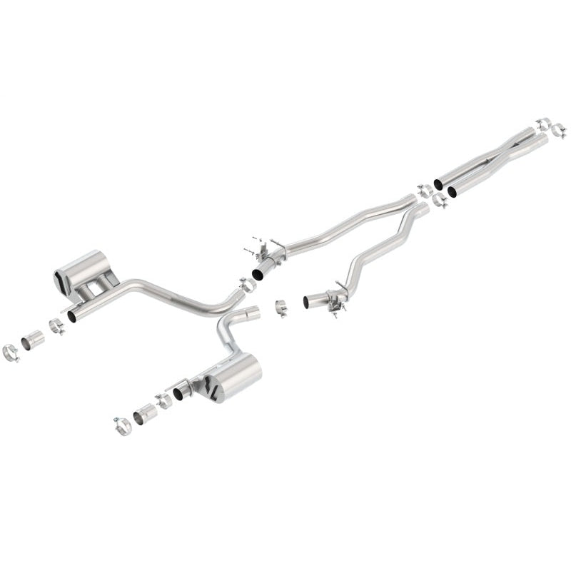 Borla 15-16 Dodge Charger SRT 392 6.4L No Tip Single Split Rear Exit ATAK w/ Valves Exhaust - T1 Motorsports