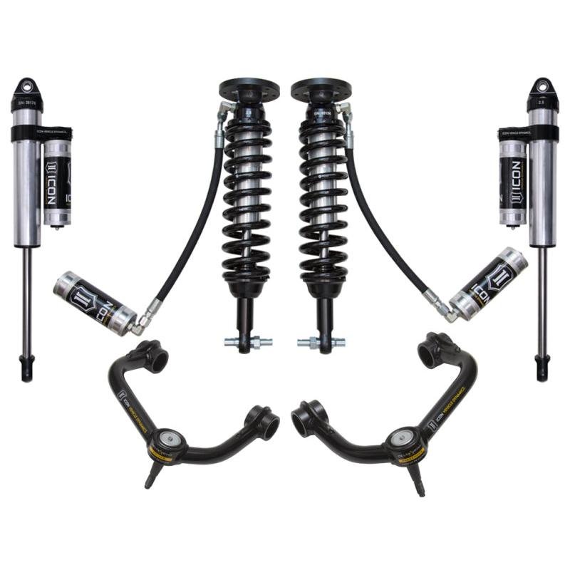 ICON 2015+ Ford F-150 4WD 2-2.63in Stage 4 Suspension System w/Tubular Uca - T1 Motorsports