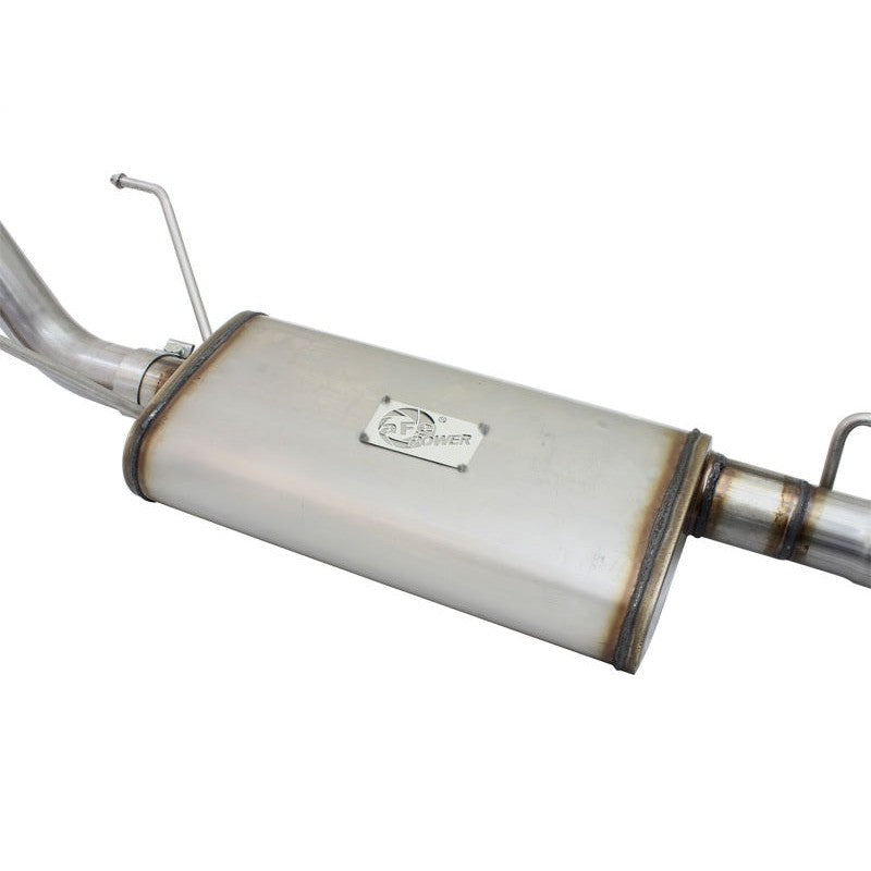 aFe MACH Force XP 2.5in Cat-Back Stainless Steel Exhaust w/Polished Tip Toyota Tacoma 13-14 2.7L