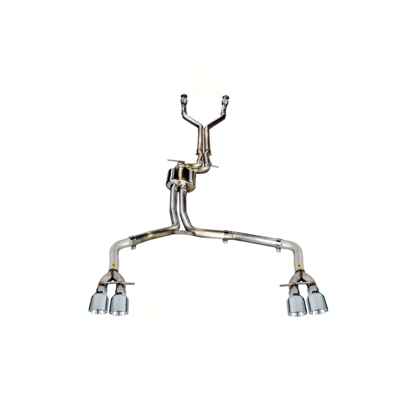 AWE Tuning Audi C7 / C7.5 S7 4.0T Track Edition Exhaust - Chrome Silver Tips
