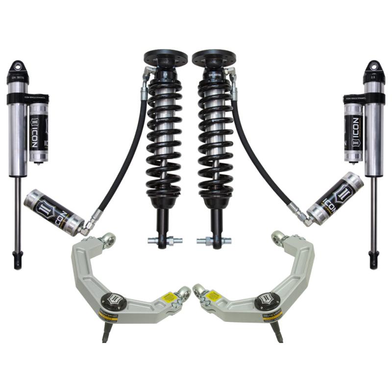 ICON 2015+ Ford F-150 2WD 1.75-3in Stage 4 Suspension System w/Billet Uca - T1 Motorsports